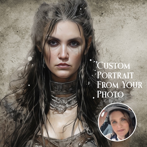 Portrait From Photo, Personalized Portrait, Custom AI Portrait, Character Portraits, Digital Character Commission, Custom Made For You!