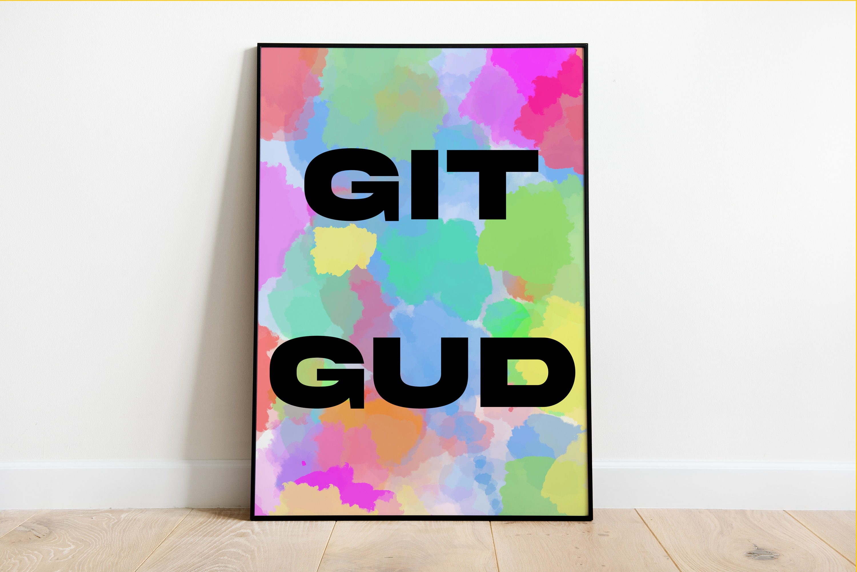 Git Gud Shirt Definition | Póster