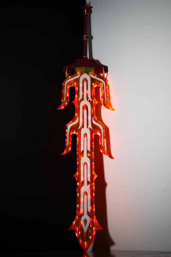 Great Flameblade From the Legend of Zelda Breath of the Wild - Etsy