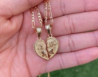 Te Amo Necklace Set(2 Separate Chains)