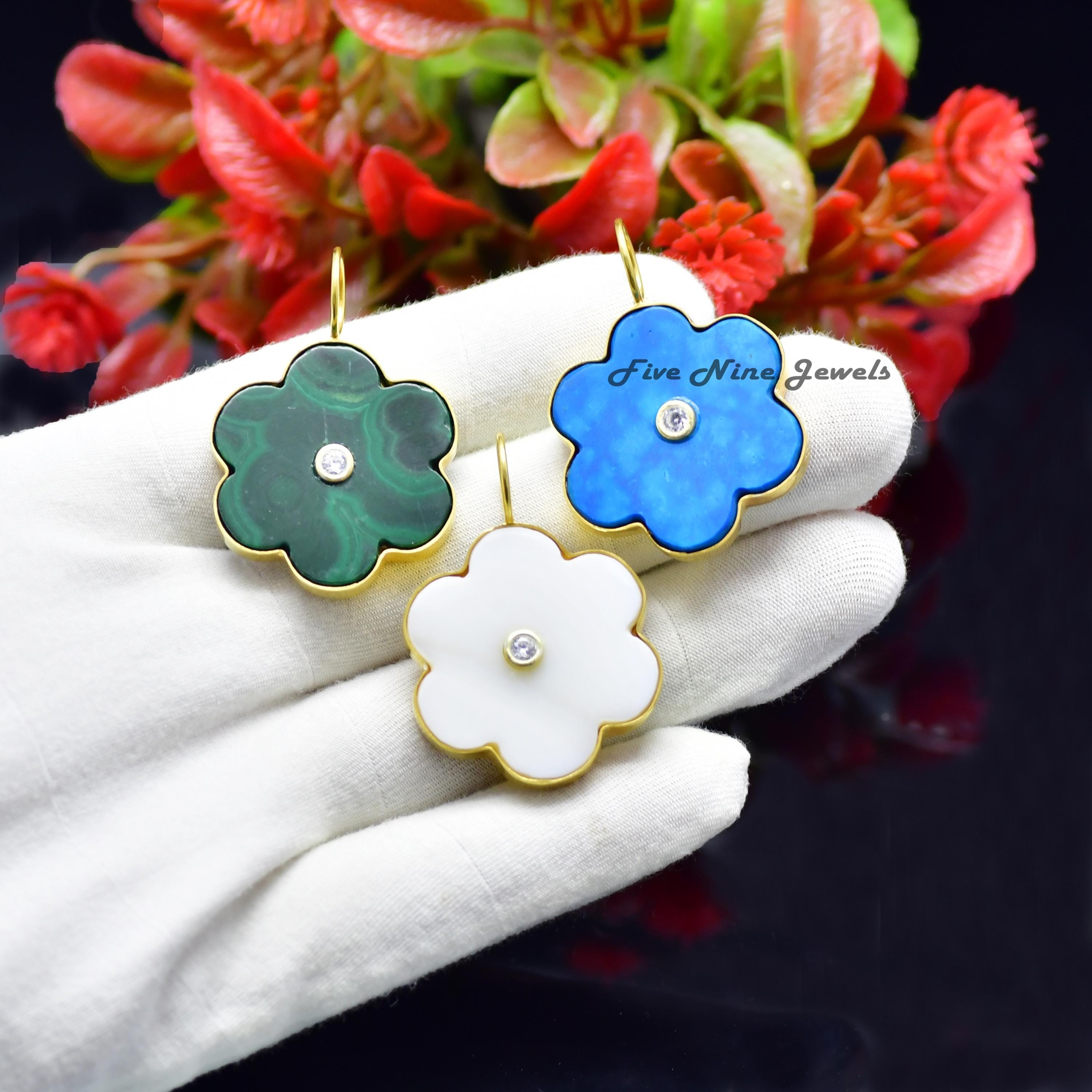 ターコイズフラワーペンダント、新デザインフラワーペンダント