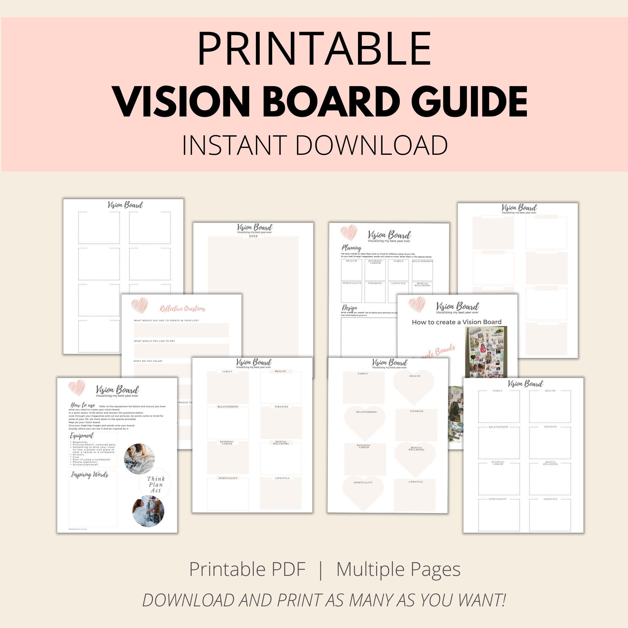 PDF] Vision Board Clip Art Book for Black Women: Create Powerful Vision  Boards from 300+ Inspiring Pictures, Words and Affirmation Cards (Vision  Board Magazines) (Vision Board Supplies) Ipad