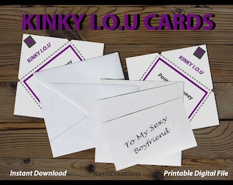 Kinky Dirty Deeds Sex Cards