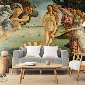 Geburt der Venus-Tapete, Botticelli-Tapete, Venus-Tapetendruck, selbstklebend und entfernbar, normale Papiertapete