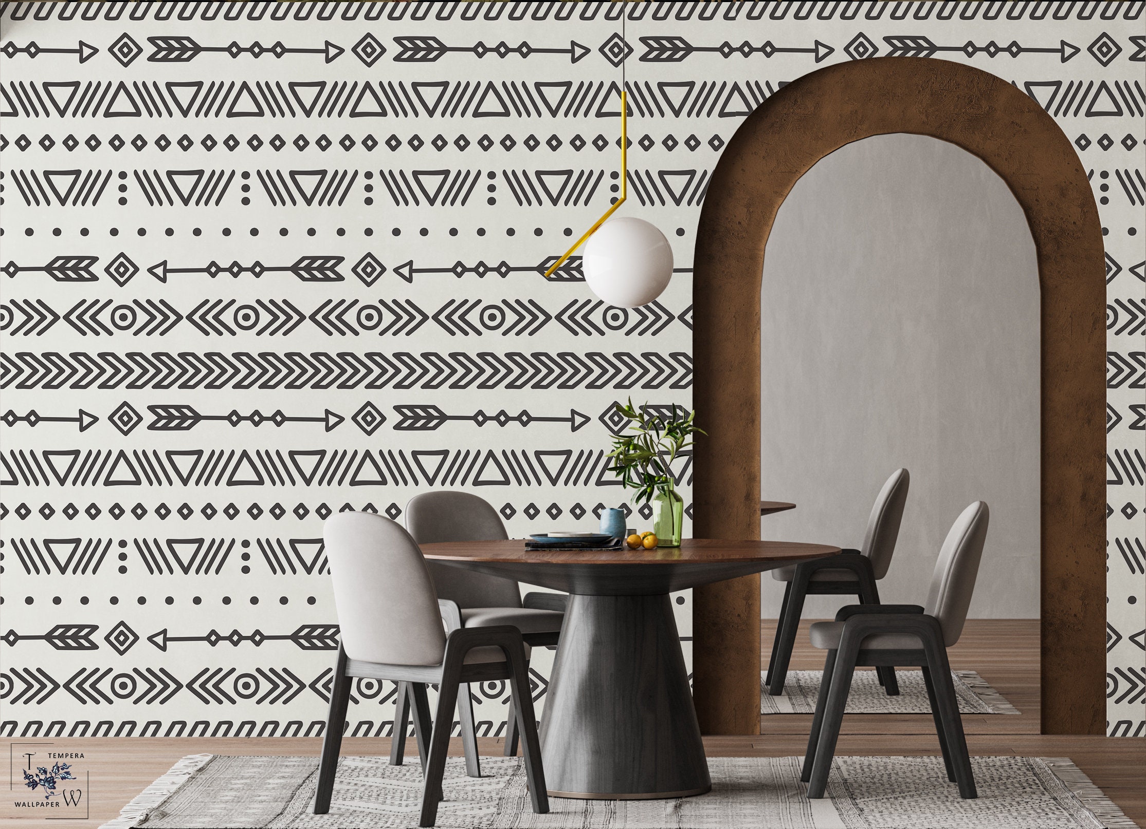 Mudcloth Wallpaper, African Pattern, African Pattern, Tribal Wallpaper