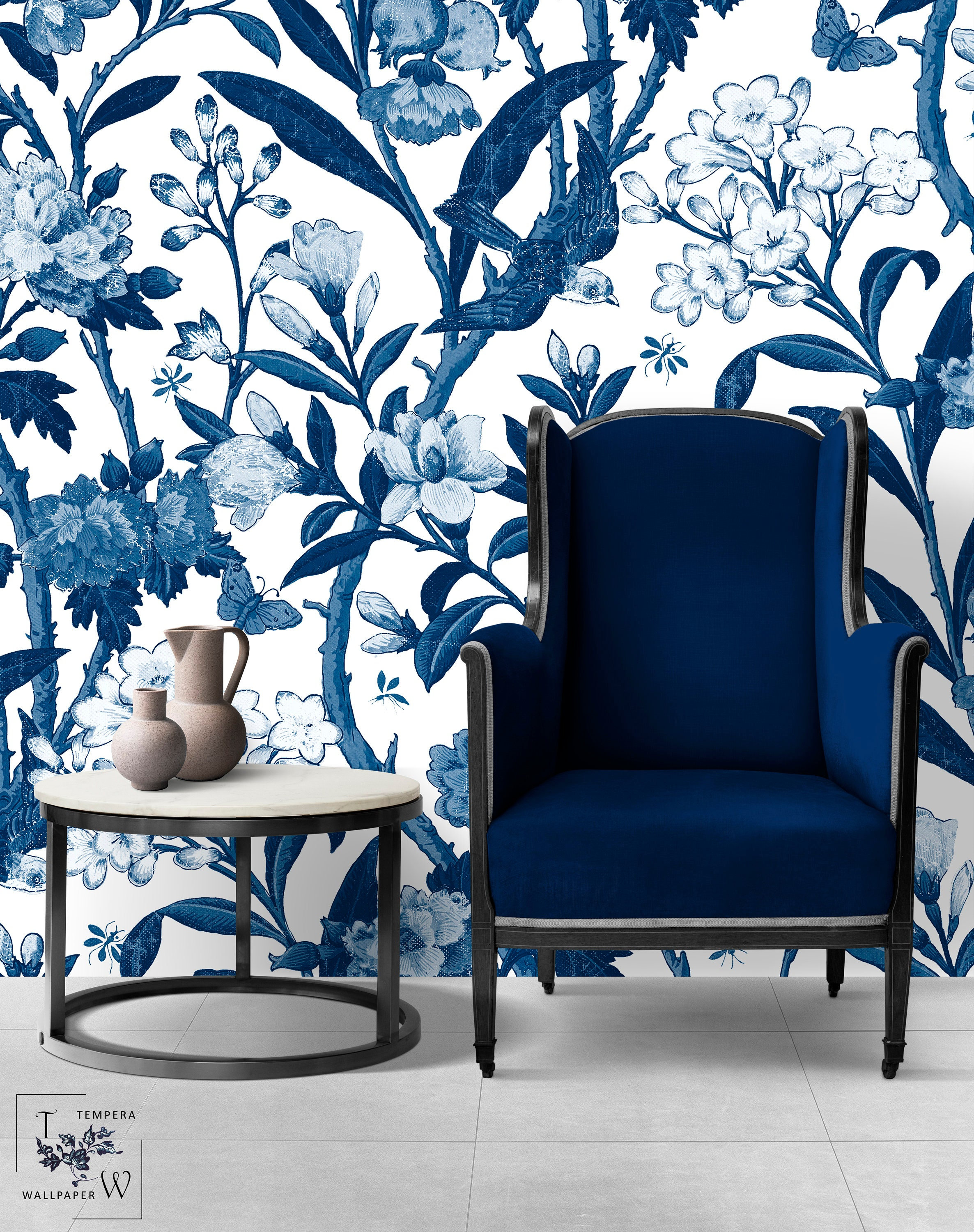 Details more than 74 navy and white wallpaper best - in.cdgdbentre