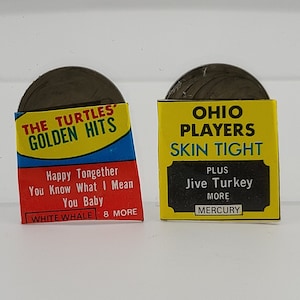 Vintage Miniature Vinyl Record 2 Pack