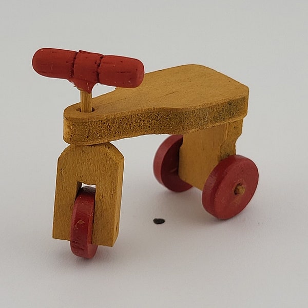 Vintage Miniature Toddler PushCar