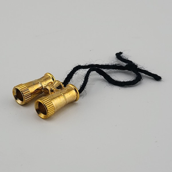 Vintage Miniature Brass Binoculars