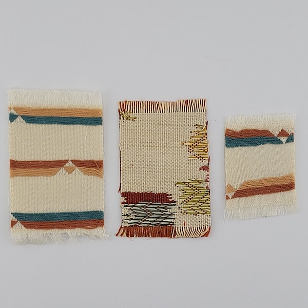 Vintage Miniature Hand Woven Southwest Rug Set