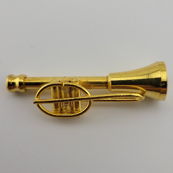 Vintage Miniature Brass Trumpet