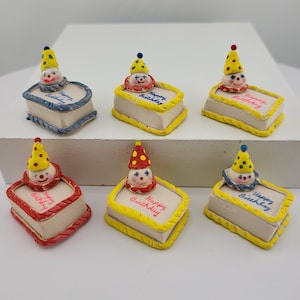 Vintage Miniature Clown Cake