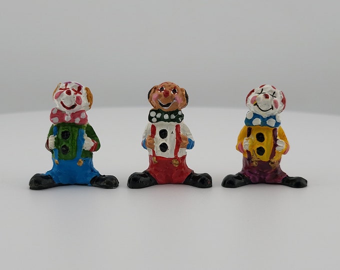 Ancienne Quille En Bois - Jouet Clown Pierrot - Années 1920-1930