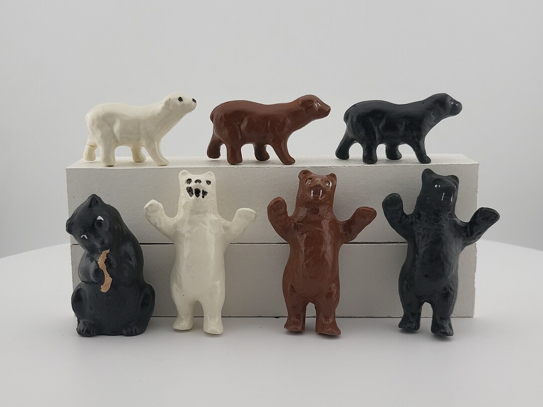 Vintage Miniature Bears - Etsy