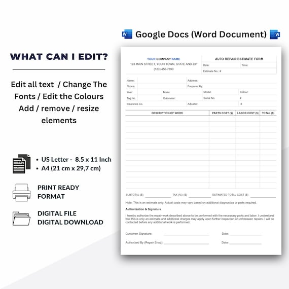 Car Repair Estimate Program: Simplify Your Auto Repairs