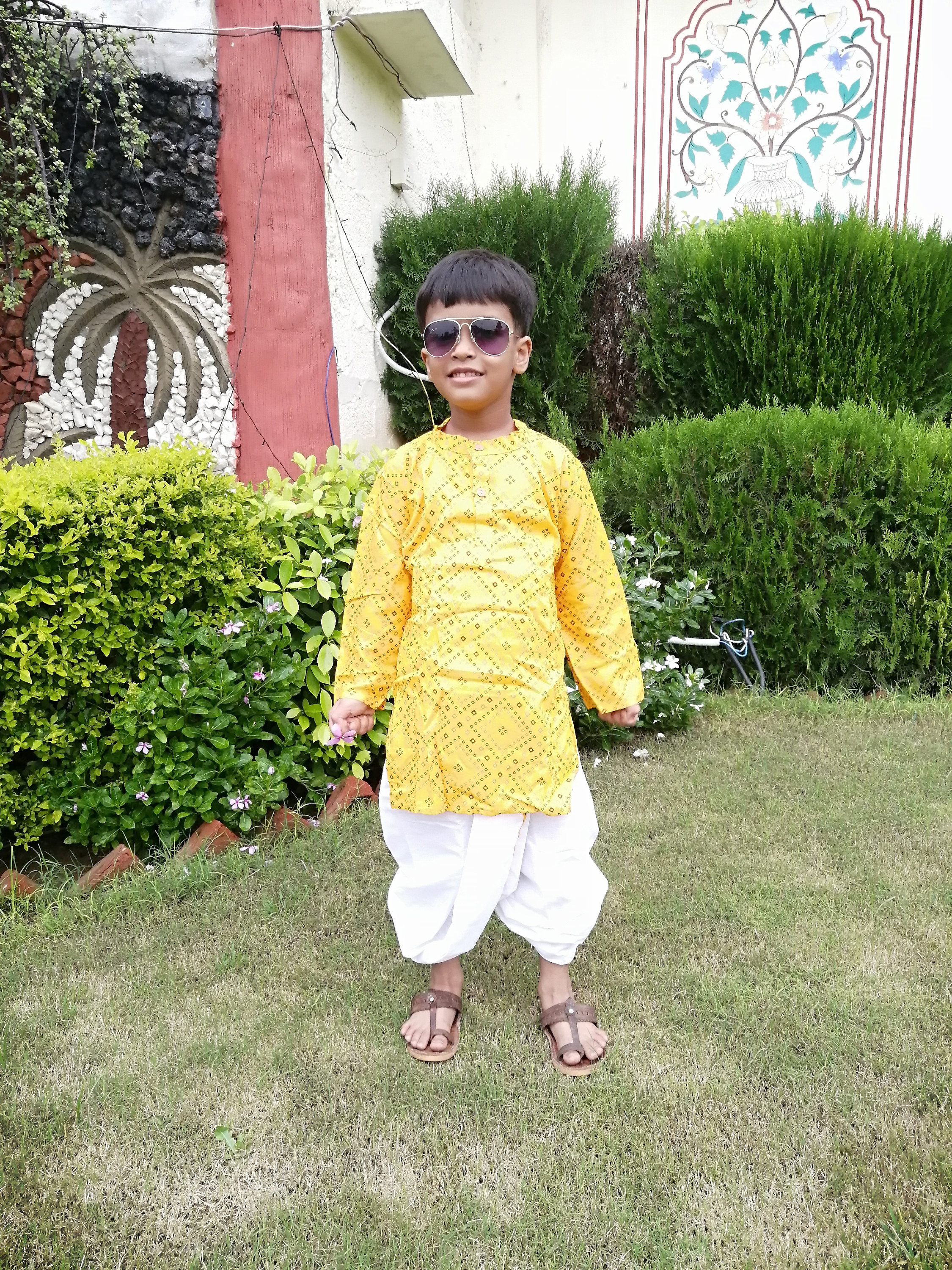 Kanhaiya dress top for baby