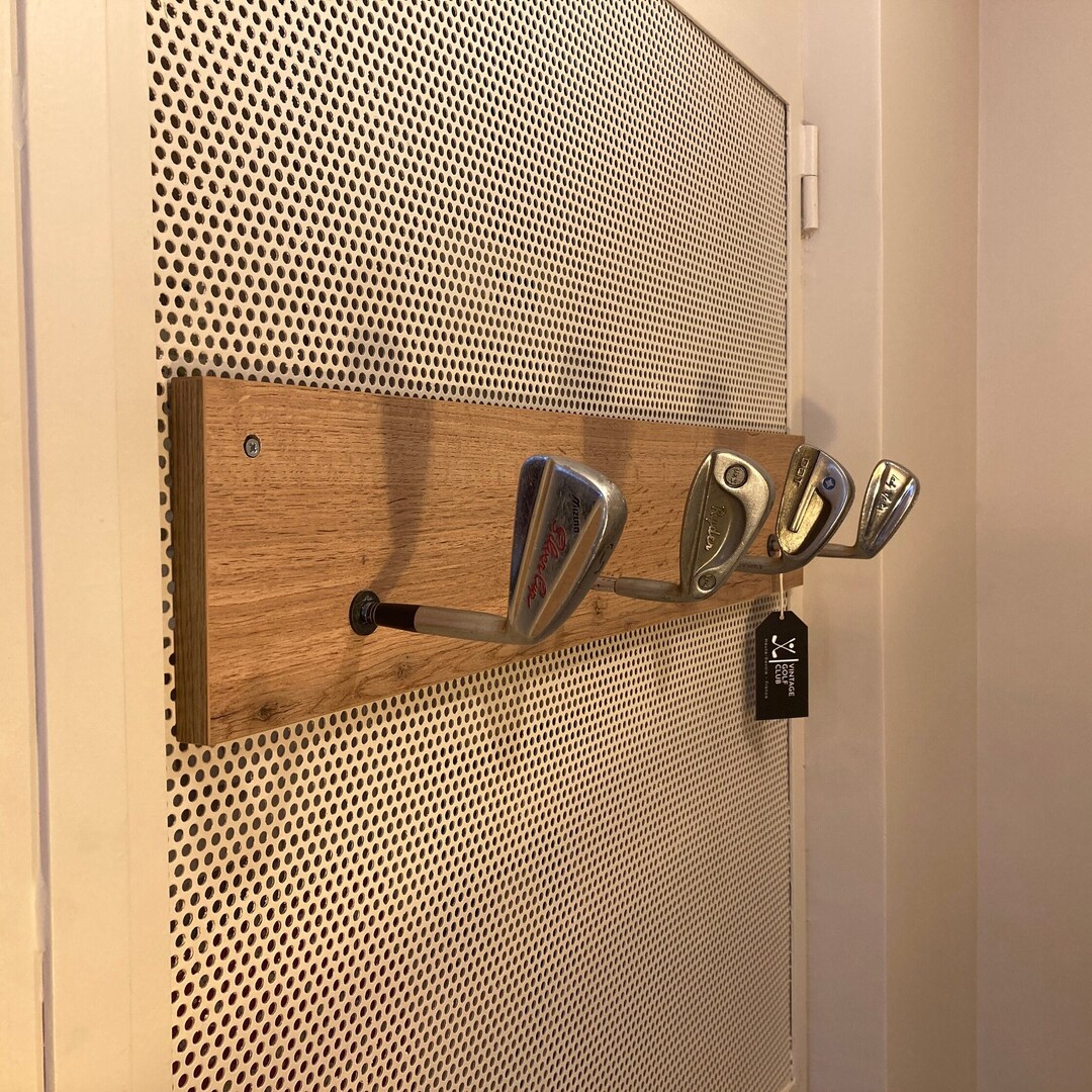 Golf Club Coat Rack VGC. Made From Recycled Golf Irons Golf Etsy
