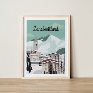 Lanslevillard poster - 30x40cm