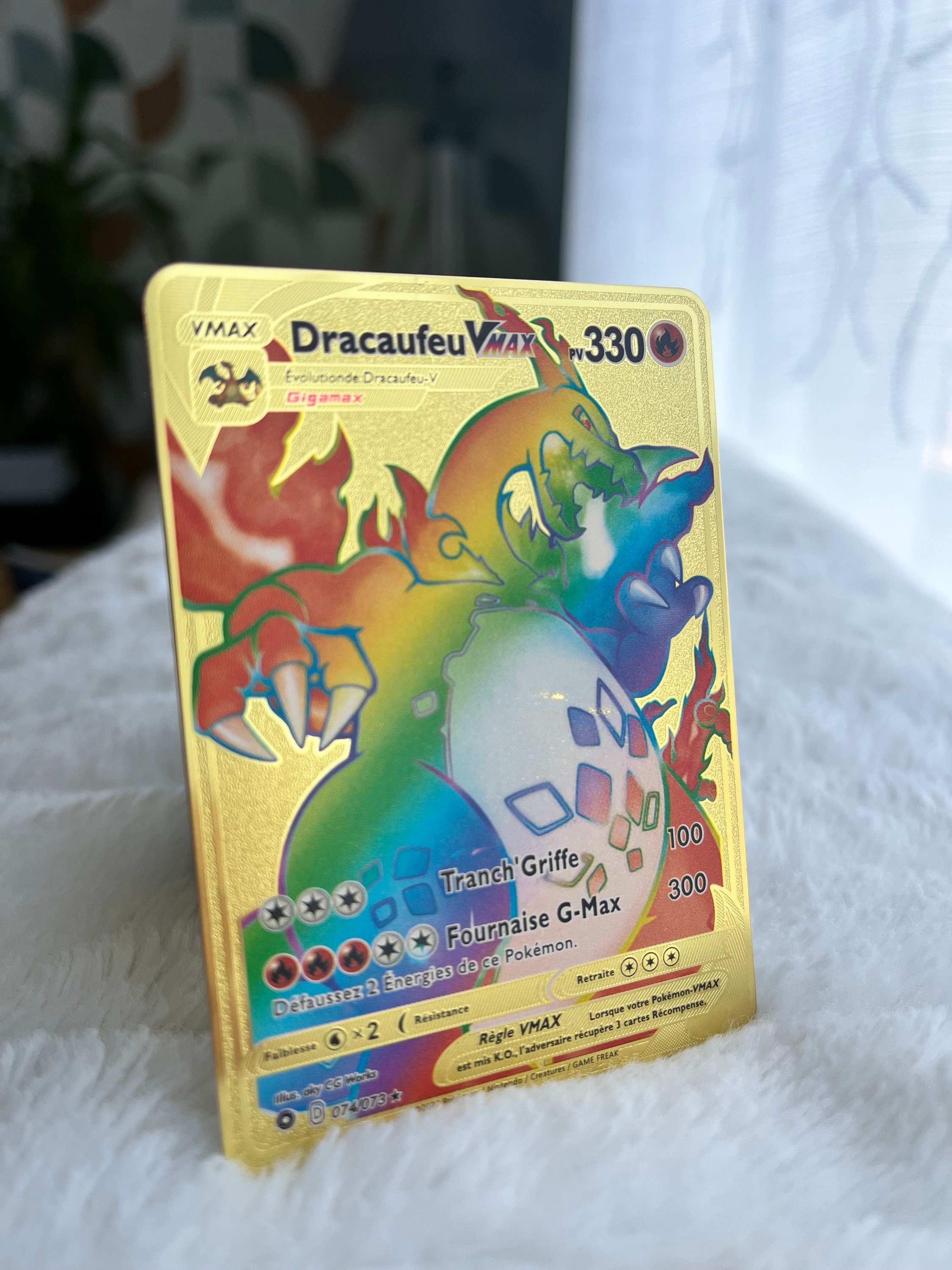 Lot Cartes Pokémon Dracaufeu Charizard Vmax Shiny / Vmax Rainbow