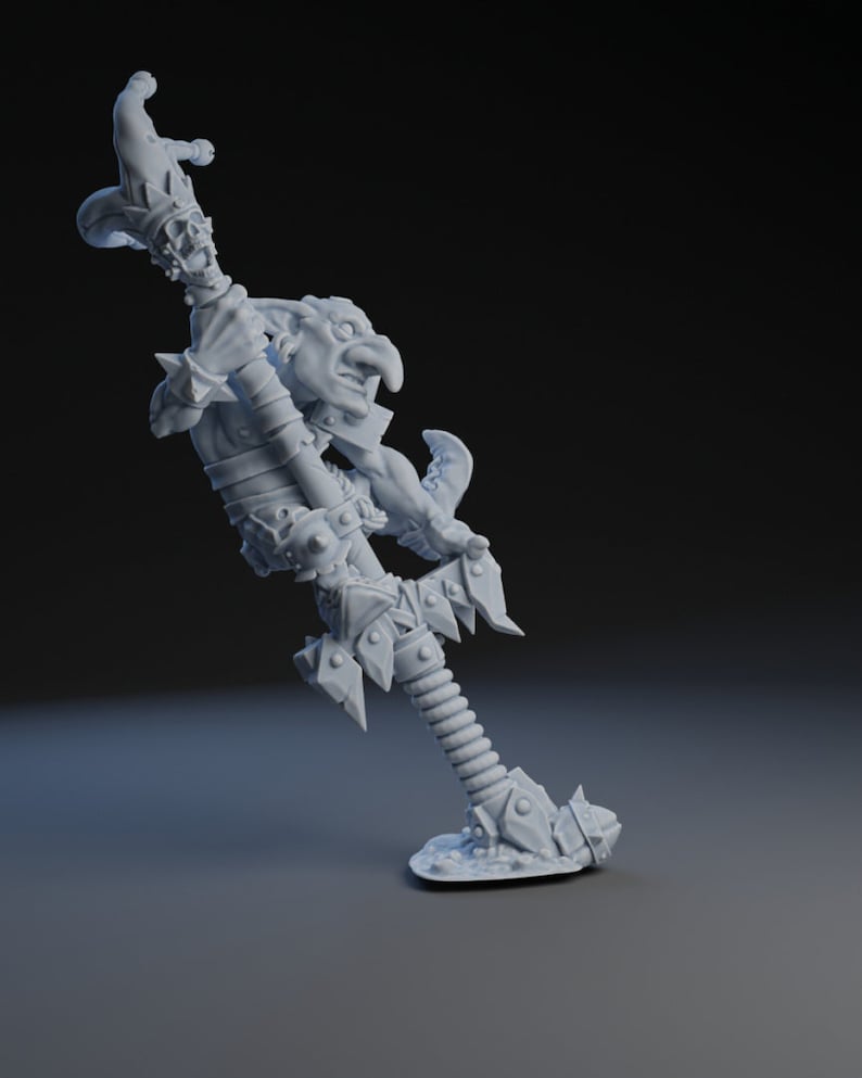 Goblin Chainsaw und Pogostick Star Players Bundle Brutefun Miniatures Fantasy Football, Gobbo, Brute Fun Bild 3