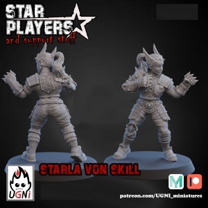 Starla Von Skill - UGNI Fantasy Football Star Player Bowl