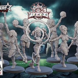 Chaos Fiends Cheerleaders - UGNI Fantasy Football Star Players Support Staff Bowl