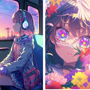 Anime Charakter Auftragsarbeit, Charakter Auftragsarbeit, Anime Portrait, Auftragsarbeit, OC, Waifu, Fanart, Spiel, Vtuber