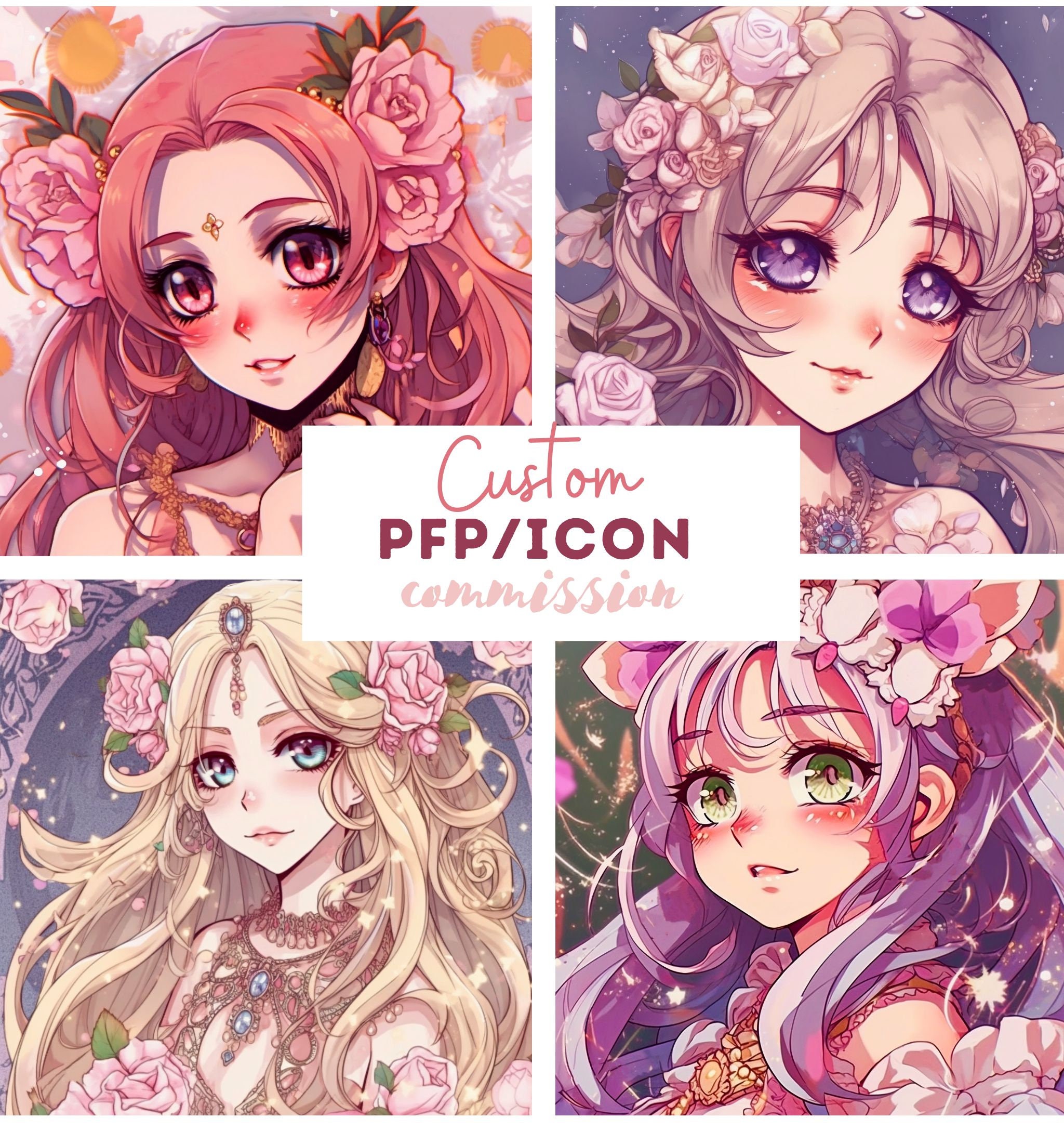 Cute and girly profile picture for discord