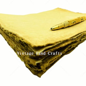 Carta Deckle vintage fatta a mano, effimeri di carta vintage, vecchia carta, carta vintage, carta da lettere, carta da ufficio, carta da schizzo, scrapbooking