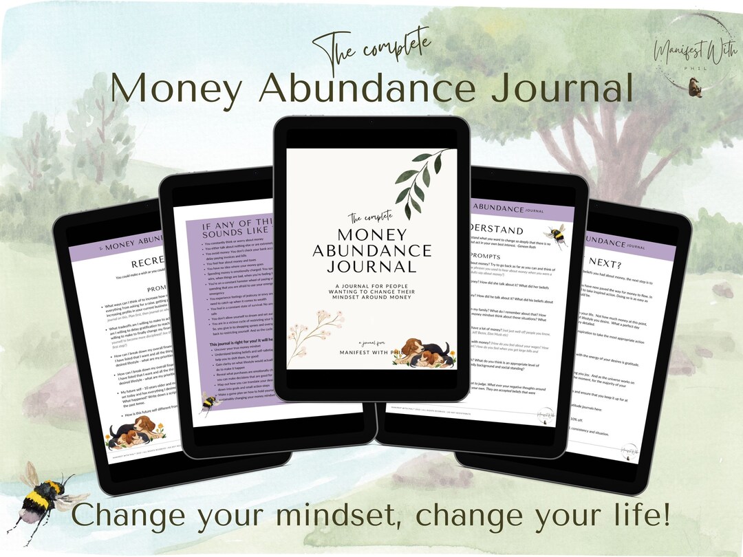 The COMPLETE Money Abundance Journal Money Manifestation - Etsy UK
