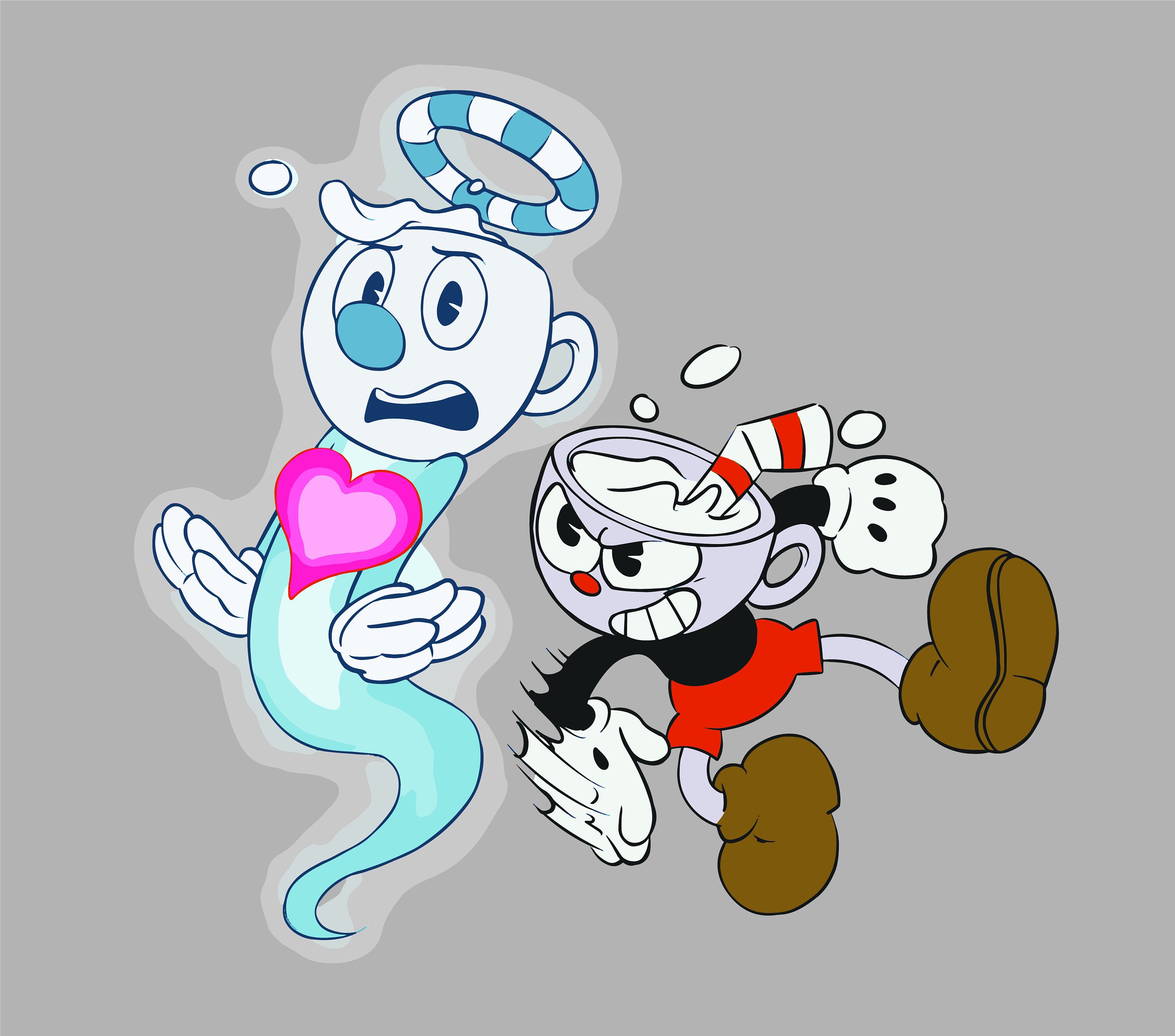 Cuphead Mugman PNG Dimensions 9353 X 9089 Ai Pdf Svg Etsy Canada