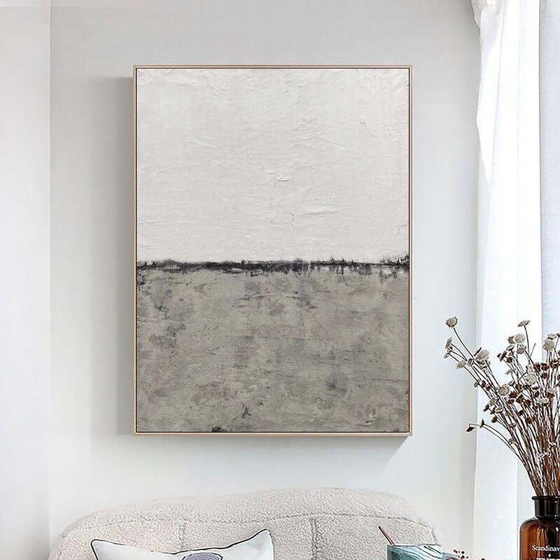Grey White Wall Art - Etsy
