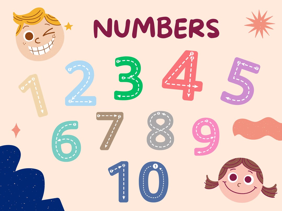 Number Count Worksheets for Preschool - Printable PDF - Digital Number ...