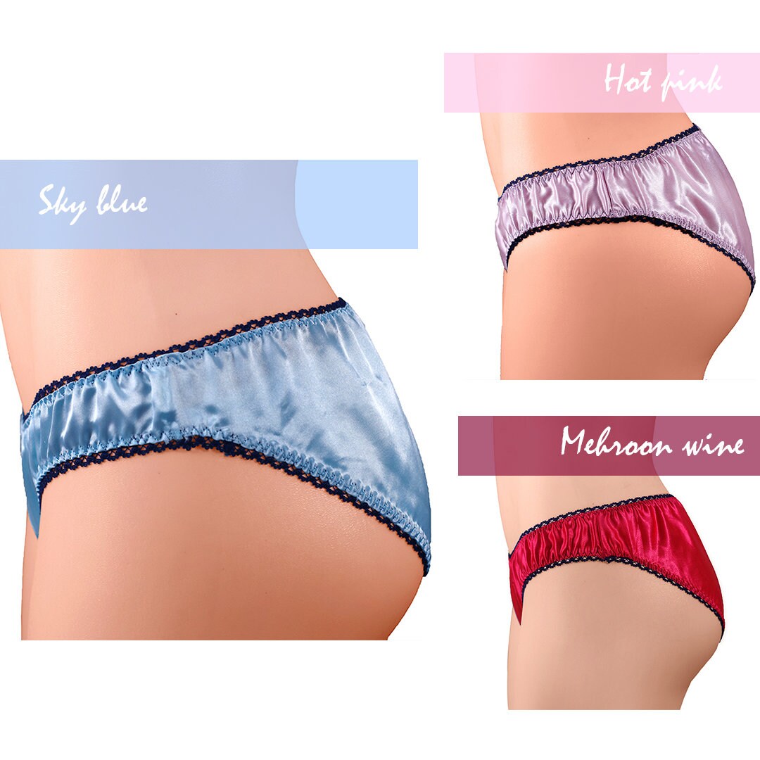 Silk Bikini Panty Set, Women's Panty With Multiple Color Set, Keep Your