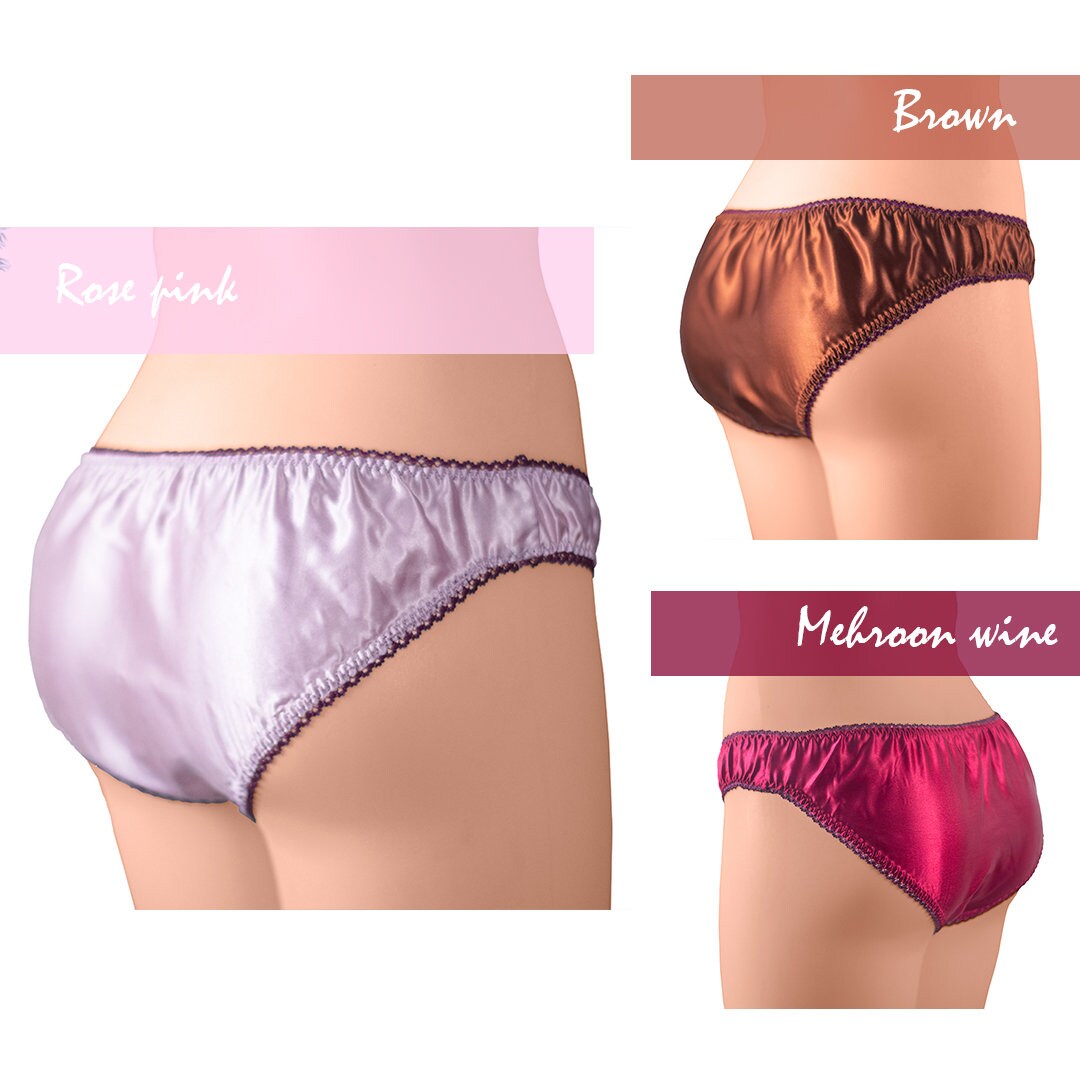 Silk Bikini Panty Set, Women's Panty With Multiple Color Set, Keep Your