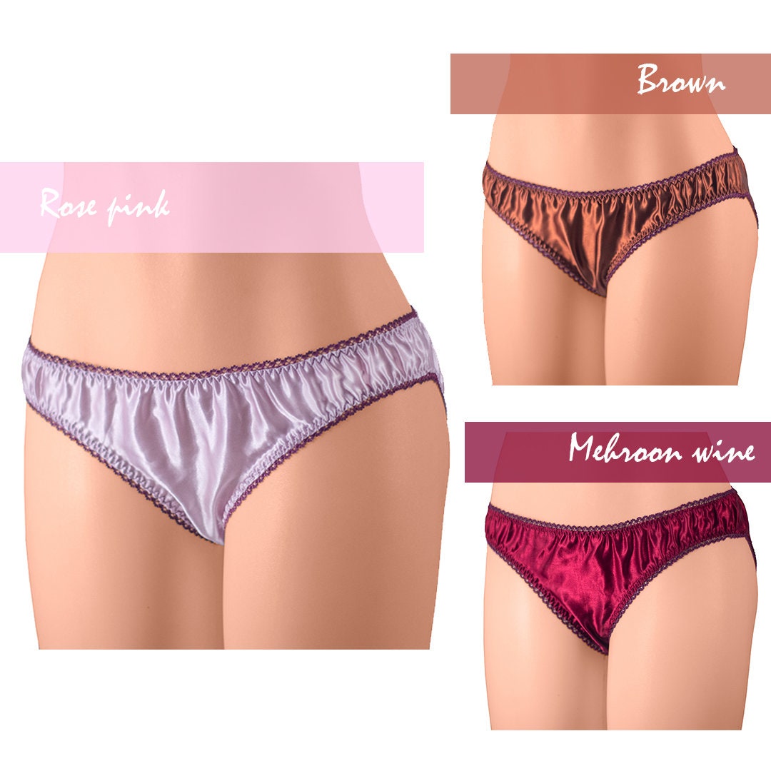 Silk Bikini Panty Set, Women's Panty With Multiple Color Set, Keep Your