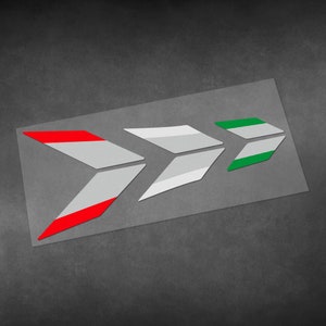 Motorrad Auto hochwertige Aufkleber Italien Abziehbilder Vinyl Material für RS660 Flag 2