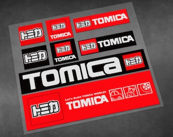 Laptop PC car high quality stickers TOMICA decals Vinyl Material for alloy toy