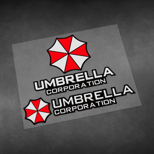 Motorcycle car high quality stickers umbrella corporation Laptop decals Vinyl Material