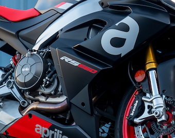 Pegatinas de alta calidad para coche y motocicleta, calcomanías italianas, Material de vinilo para RS660