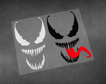 Motorcycle car high quality stickers cool venom Laptop decals Vinyl Material