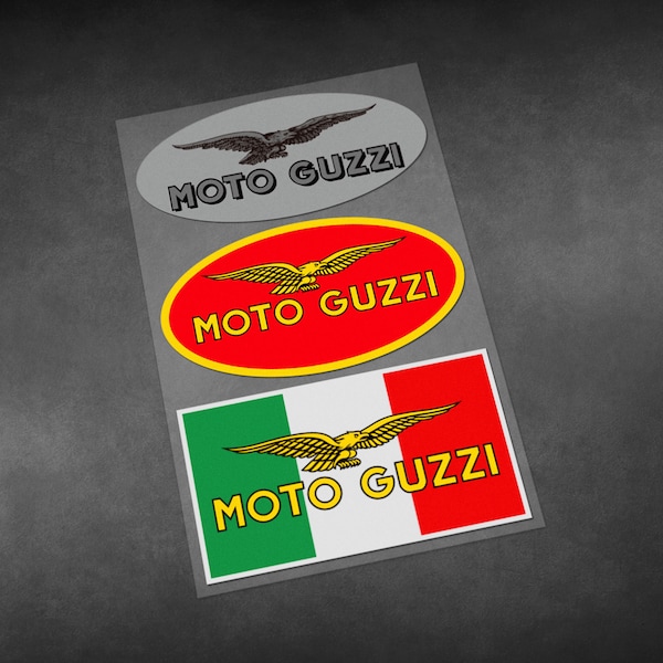 Motorcycle car high quality stickers moto guzzi decals Vinyl Material