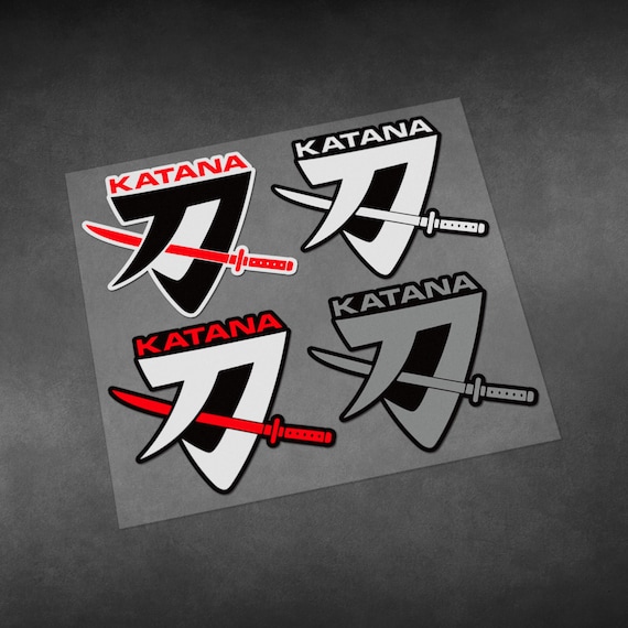 Motorcycle Car Stickers Suzuki Katana Decals Vinyl Material for Helmet Etsy Ireland
