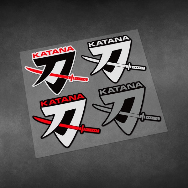 Motorcycle car stickers suzuki katana decals Vinyl Material for helmet