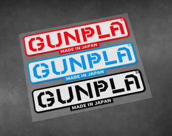 Motorcycle car high quality stickers Gunpla Laptop decals Vinyl Material