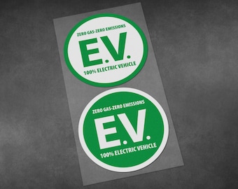 Motorcycle car stickers 100% electric vehicle decals Vinyl Material