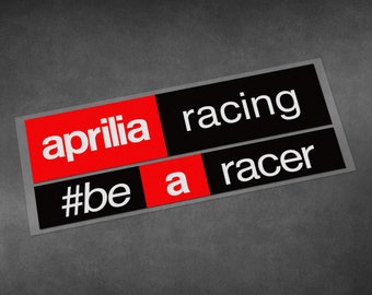 Adesivi per auto moto di alta qualità Italia Racing Be a Racer decalcomanie Materiale vinilico