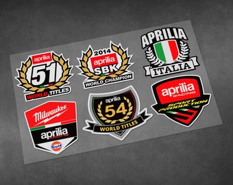 Adesivi per auto moto di alta qualità Italia 51 54 anniversario SBK decalcomanie Materiale vinilico