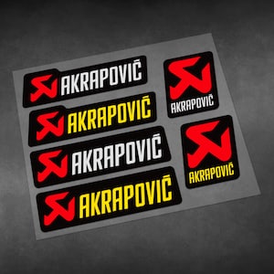 Akrapovic Stickers 