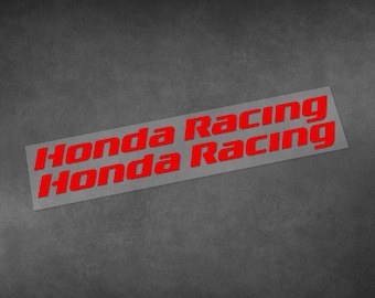 Motorcycle car high quality stickers honda racing decals Vinyl Material